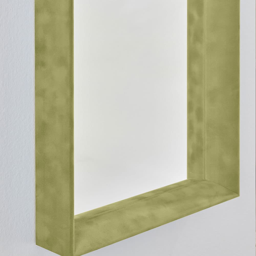 Velvet Green Hall Mirror By FCI London