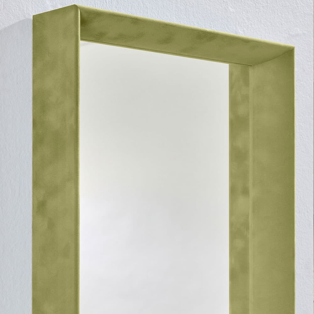 Velvet Green Small Mirror By FCI London