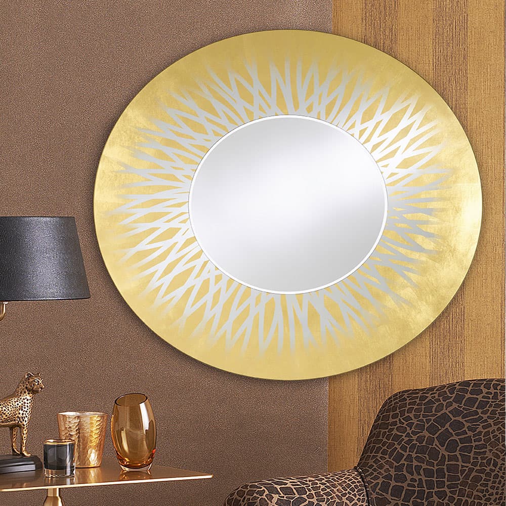 Zora Gold Mirror By FCI London