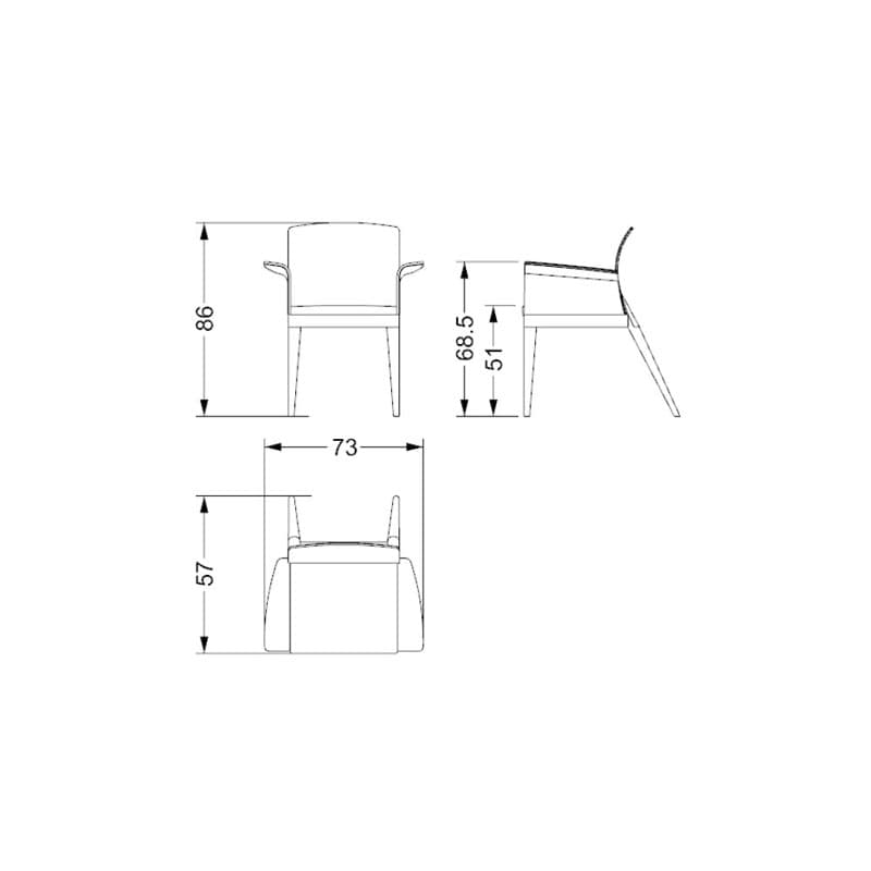 Sit Armchair by Reflex Angelo