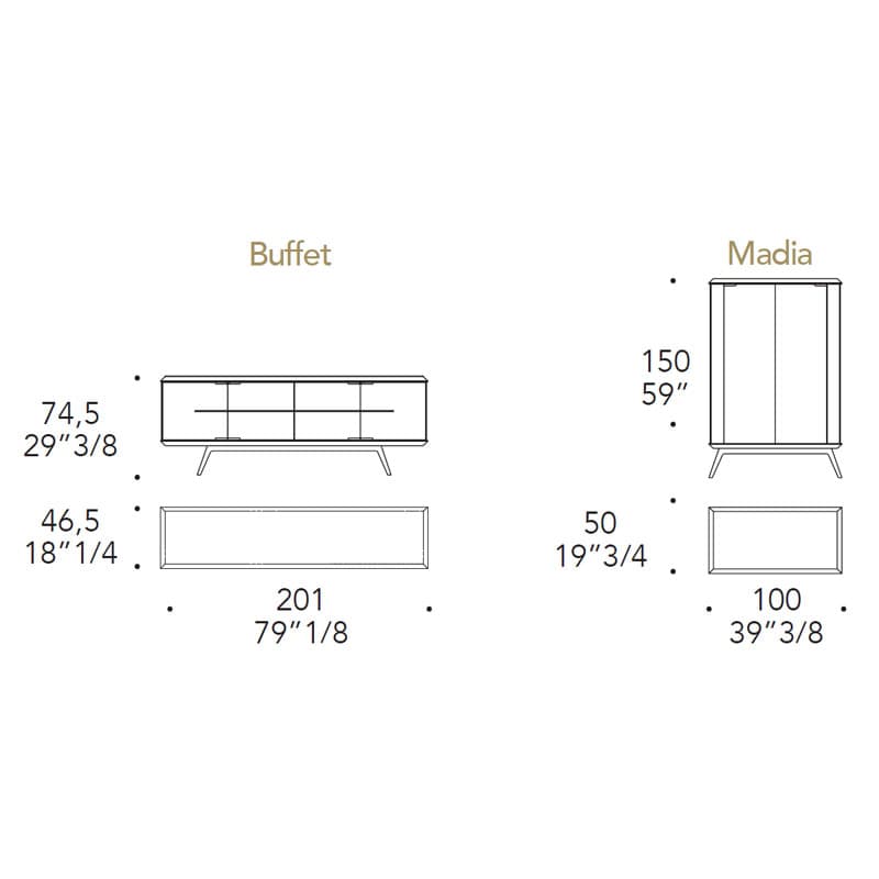 London Buffet Sideboard by Reflex Angelo