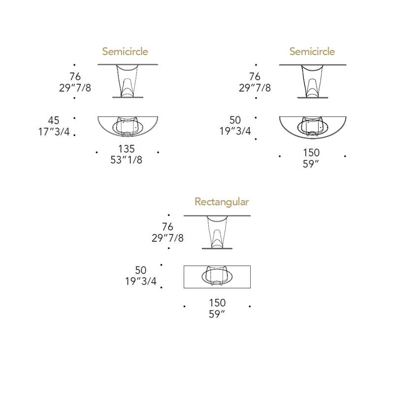 Parentesis Console Table by Reflex Angelo