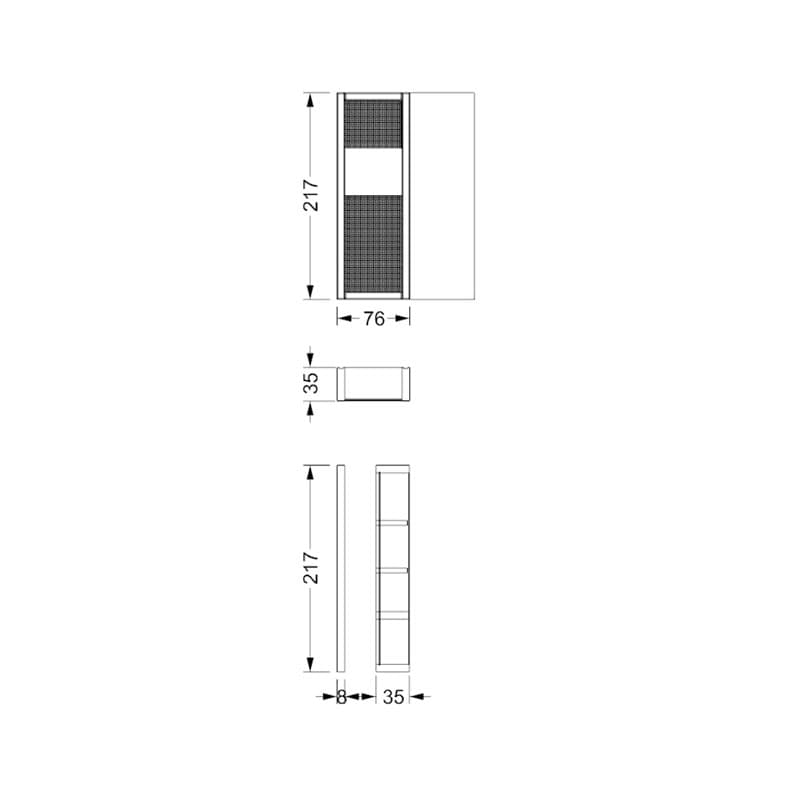 Diamond Display Cabinet by Reflex Angelo