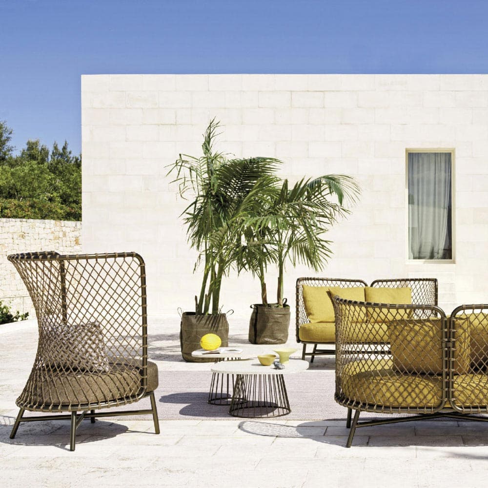 Charme Bronze Outdoor Coffee Table by Roberti Rattan