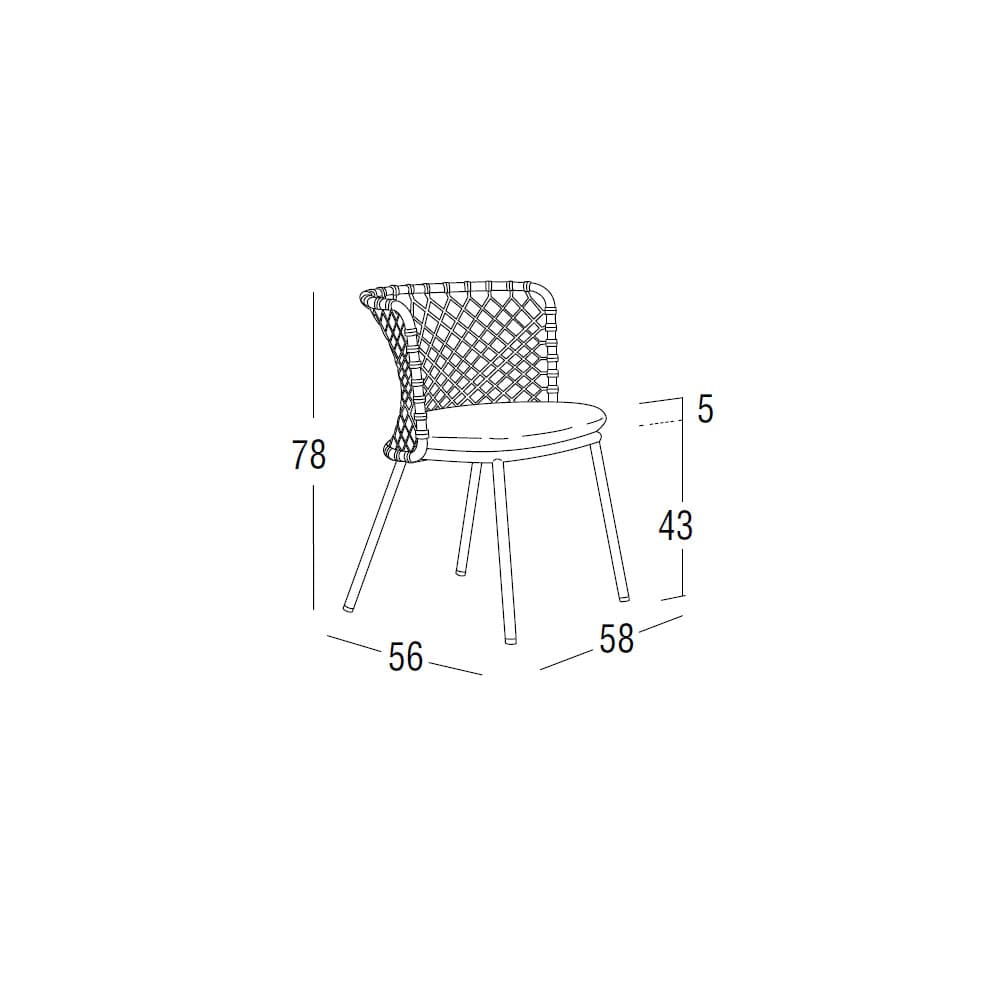 Charme Outdoor Chair by Roberti Rattan