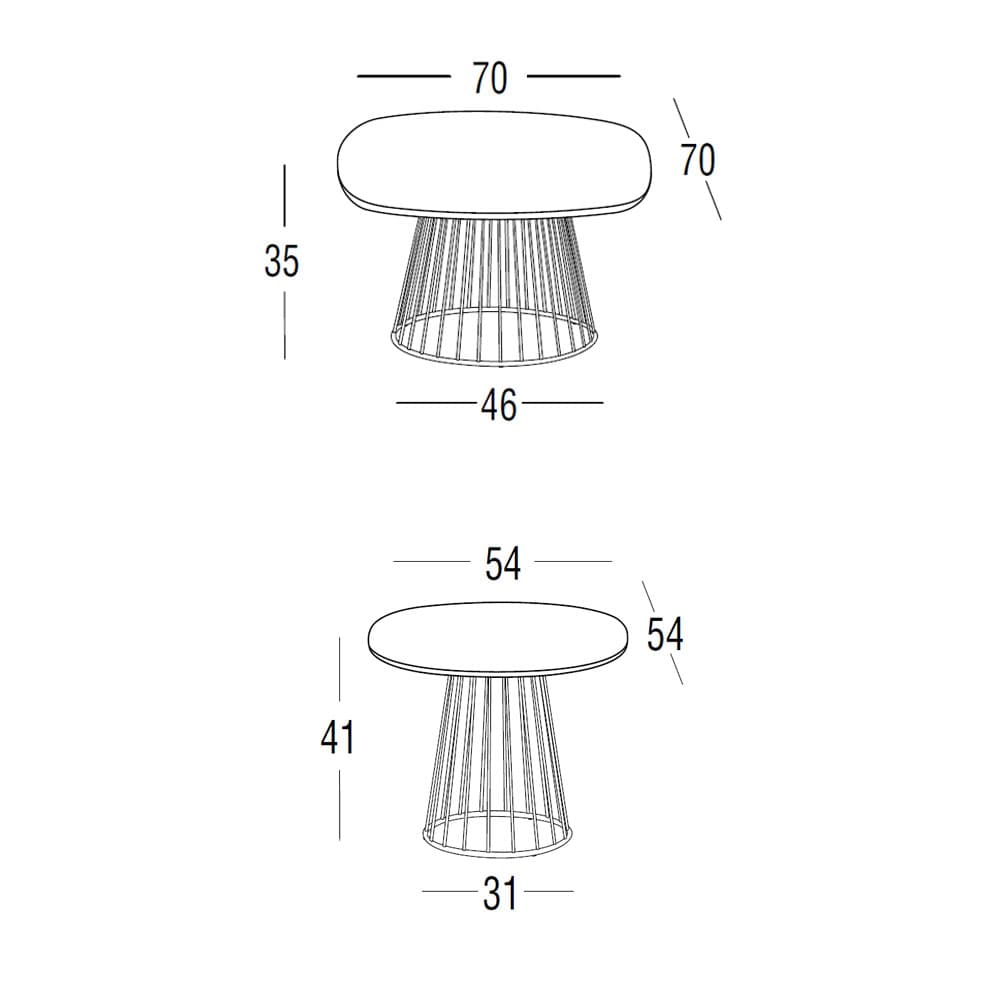 Charme Outdoor Coffee Table by Roberti Rattan