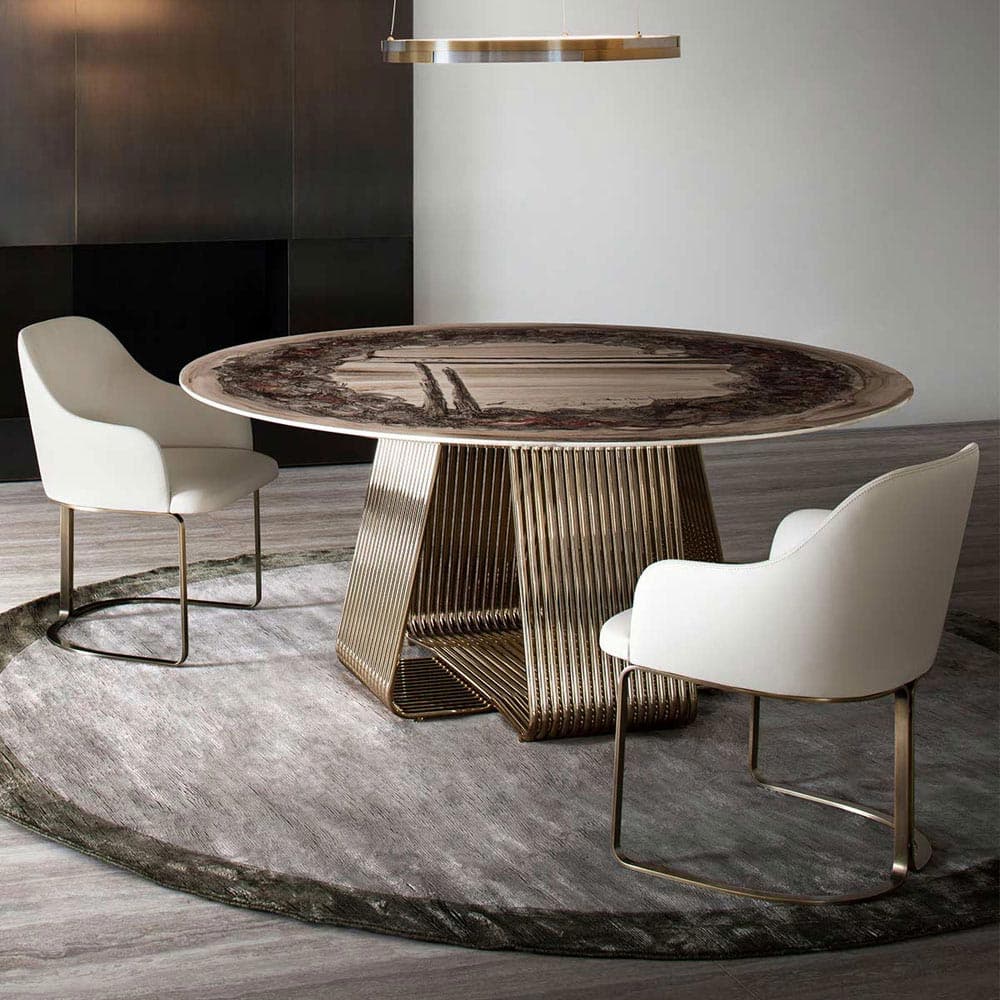 Alyson Round Dining Table by Rugiano