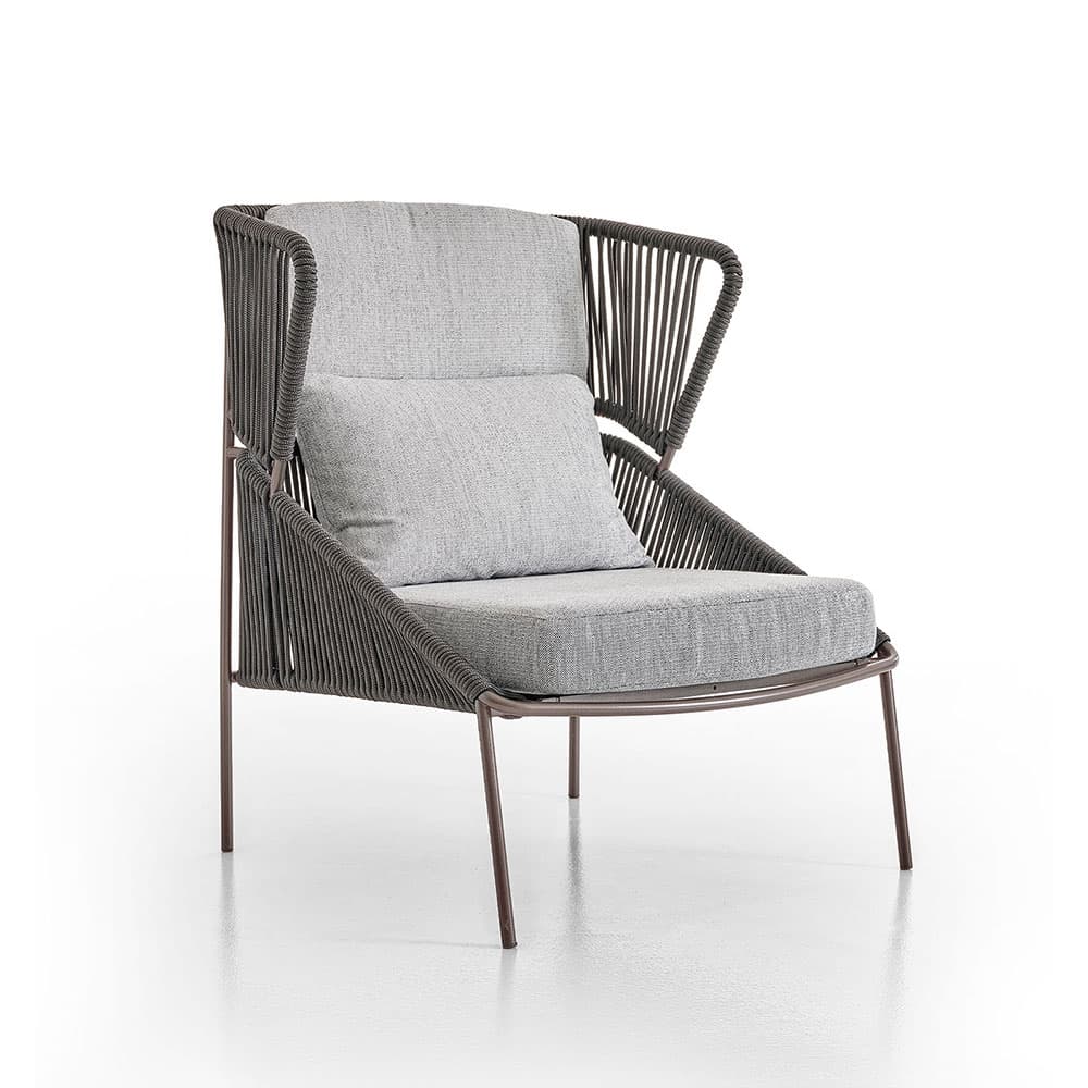 Demetra Bergere Outdoor Chair by Rugiano