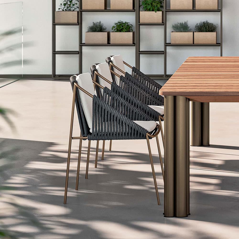 Demetra Small Outdoor Chair by Rugiano