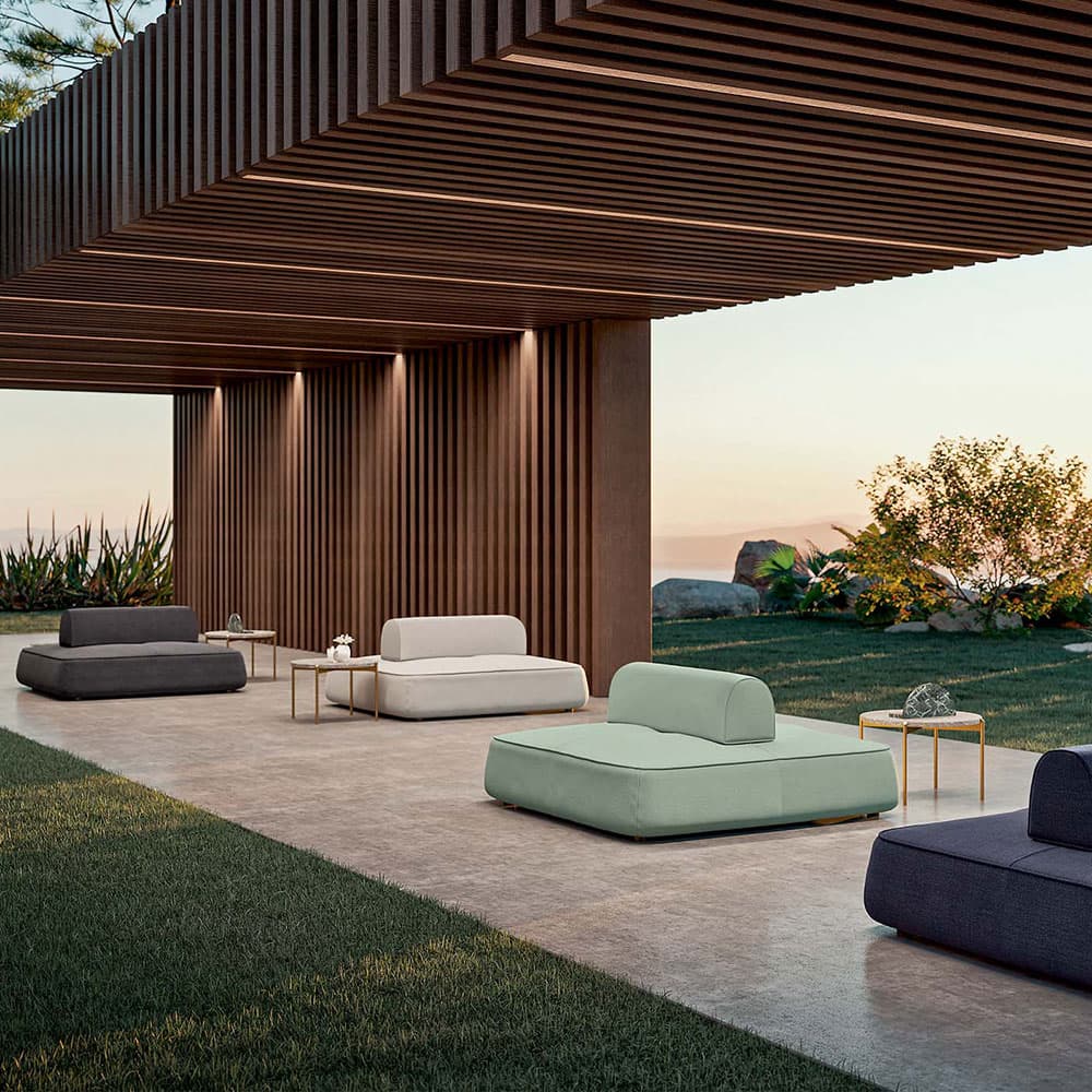 Melody Spring Outdoor Sofa by Rugiano