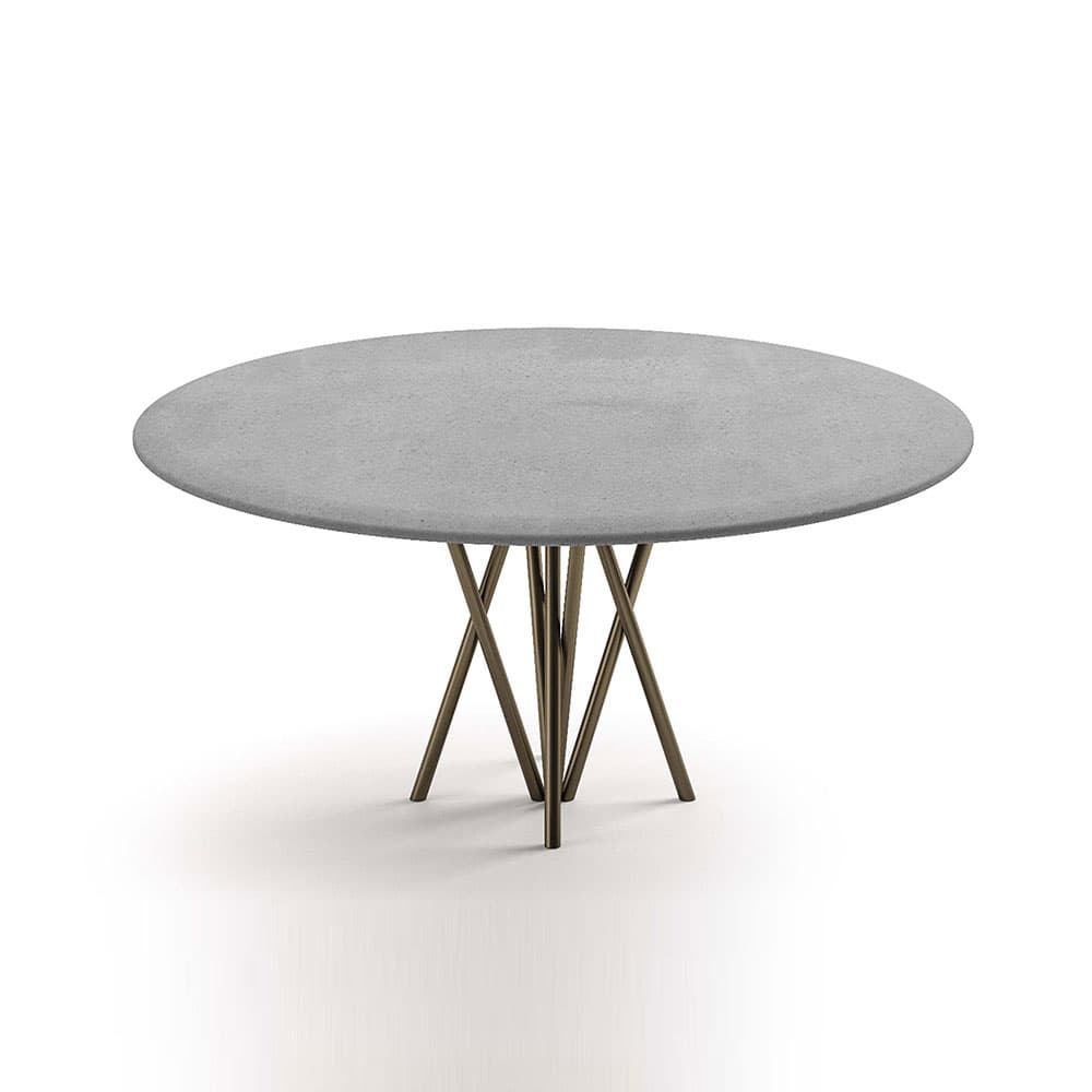 Mikado Round Outdoor Table by Rugiano