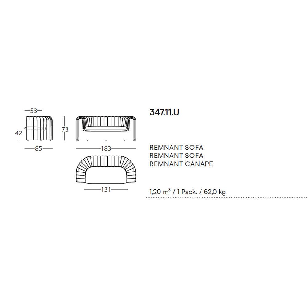 Remnant Sofa by Sancal