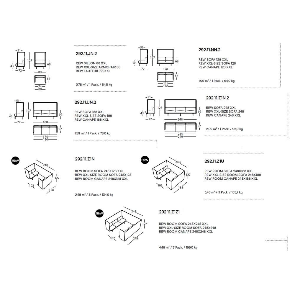 Rew Sofa by Sancal