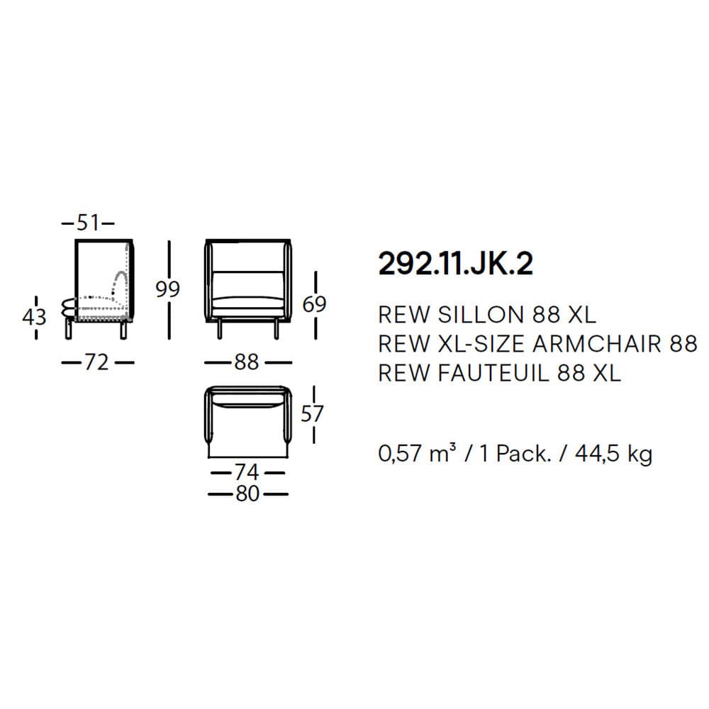 Rew Lounger by Sancal