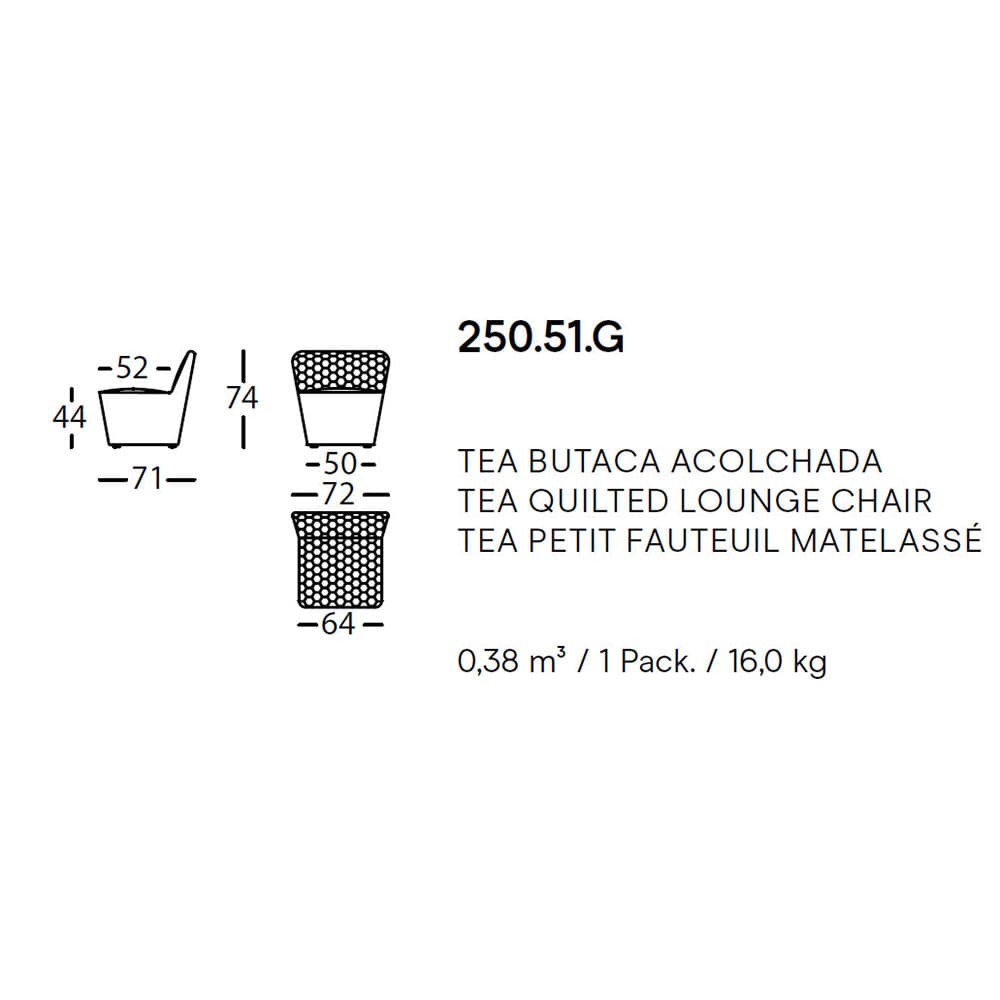 Tea Armchair by Sancal