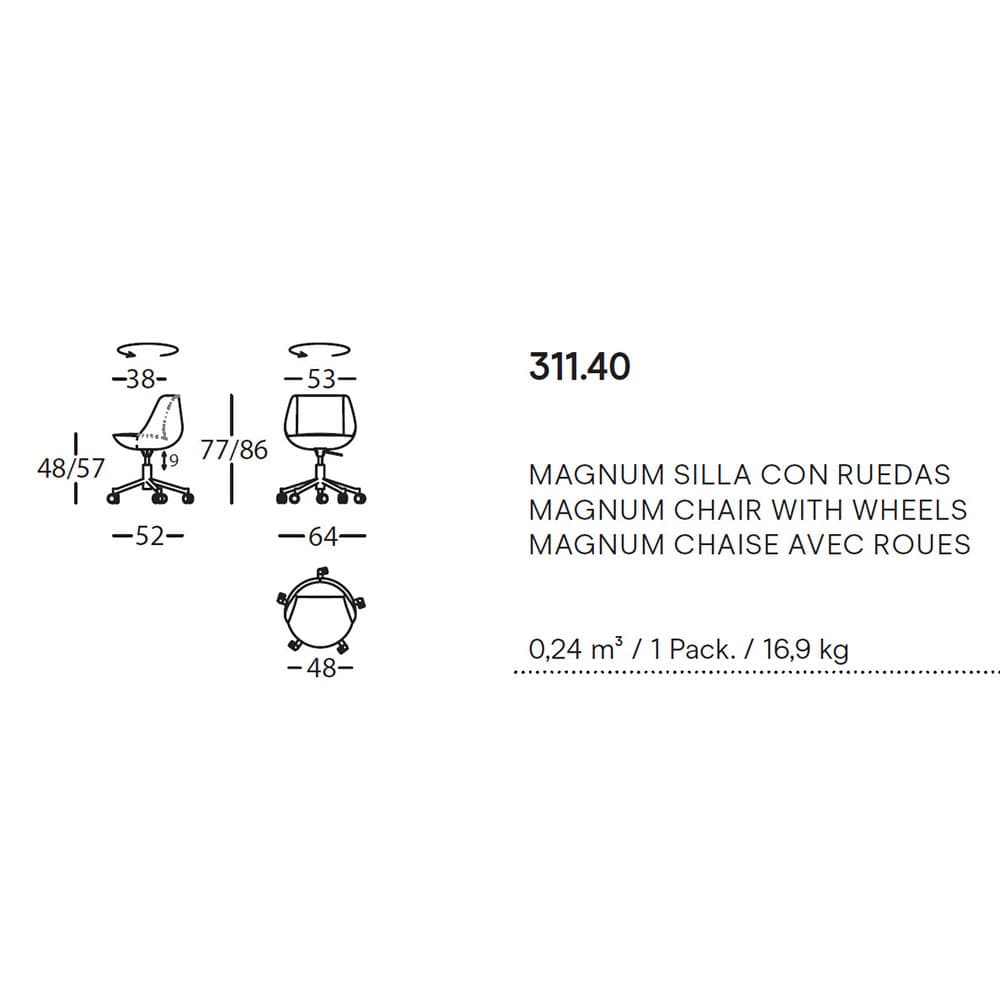 Magnum Task Chair by Sancal