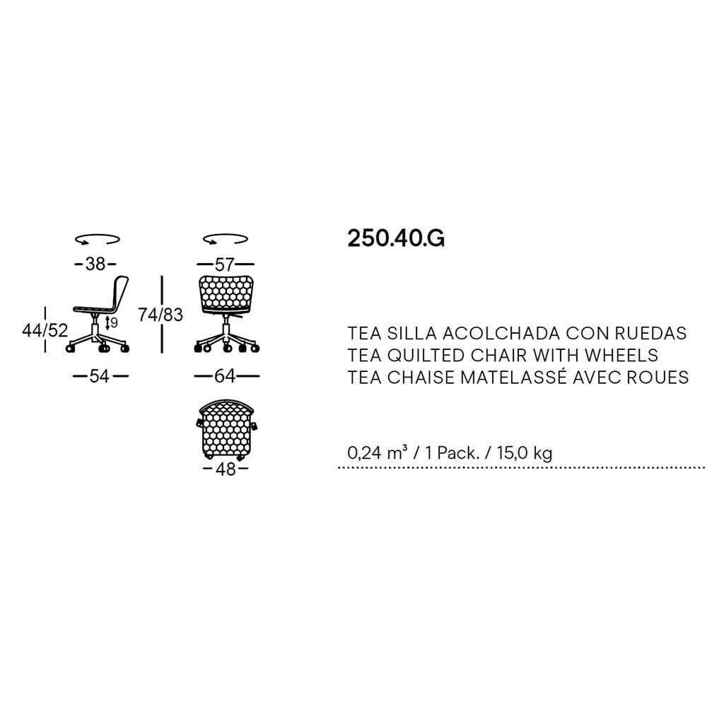 Tea Task Chair by Sancal