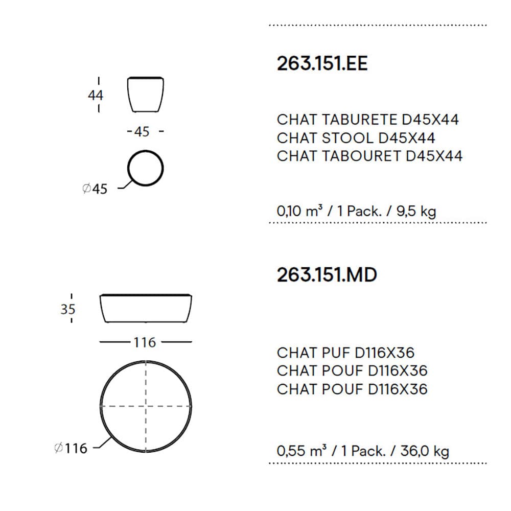 Chat Footstool by Sancal