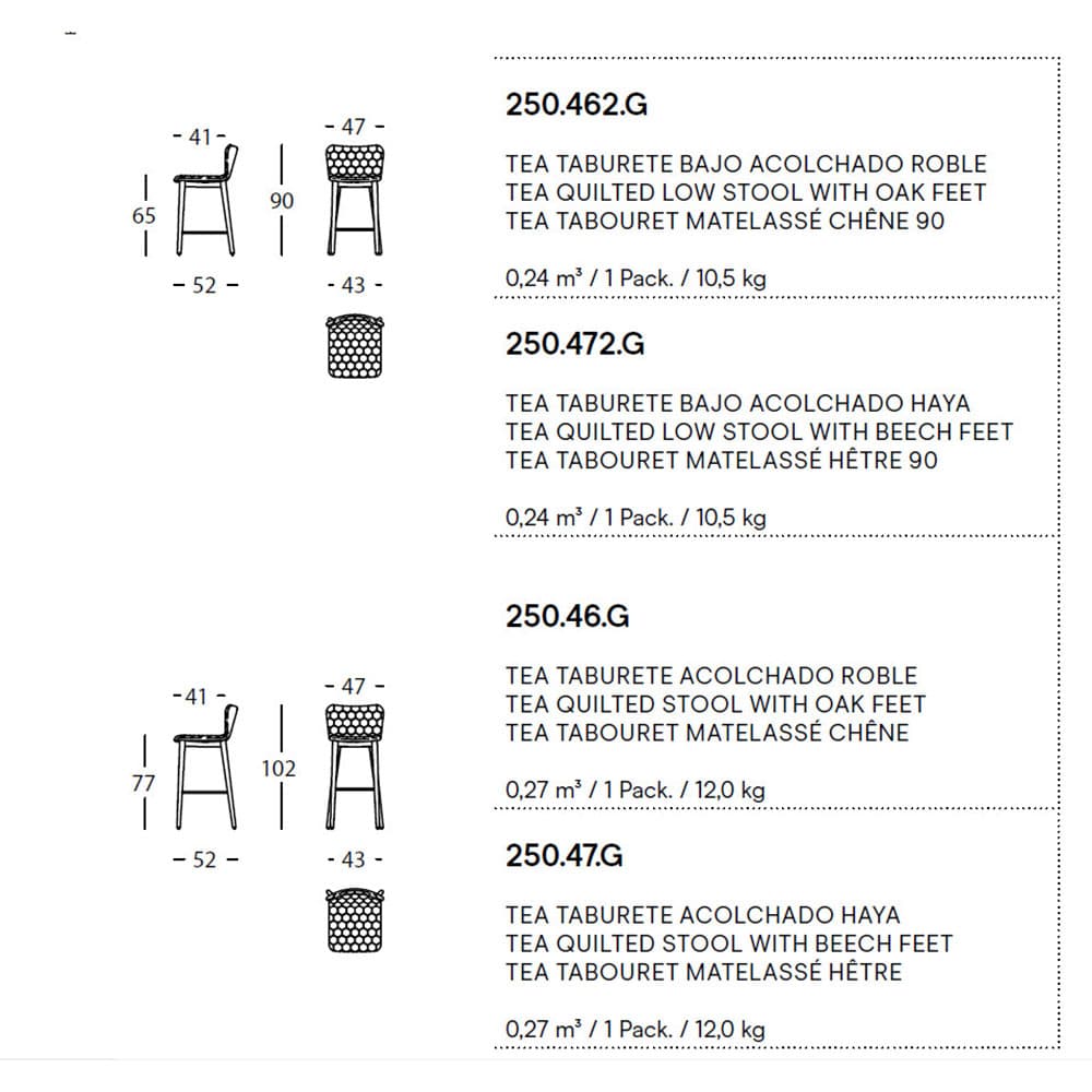 Tea Bar Stool by Sancal