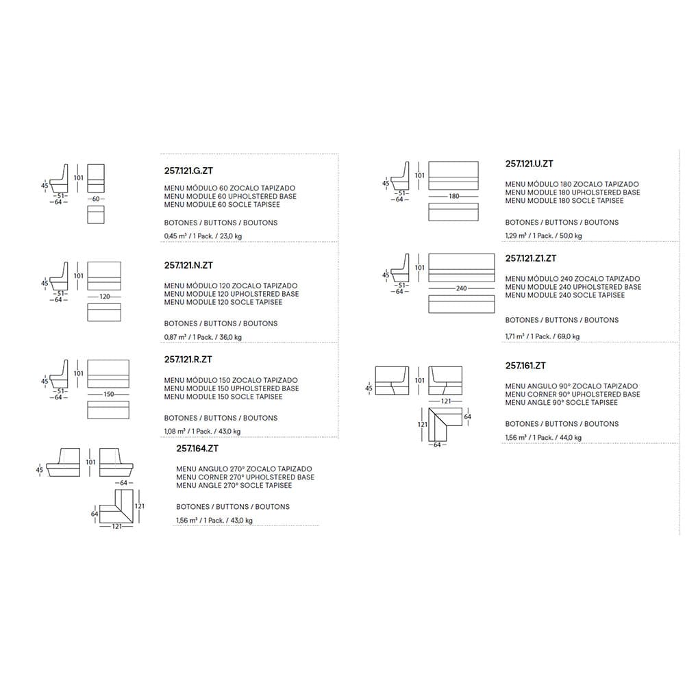 Menu Bench by Sancal