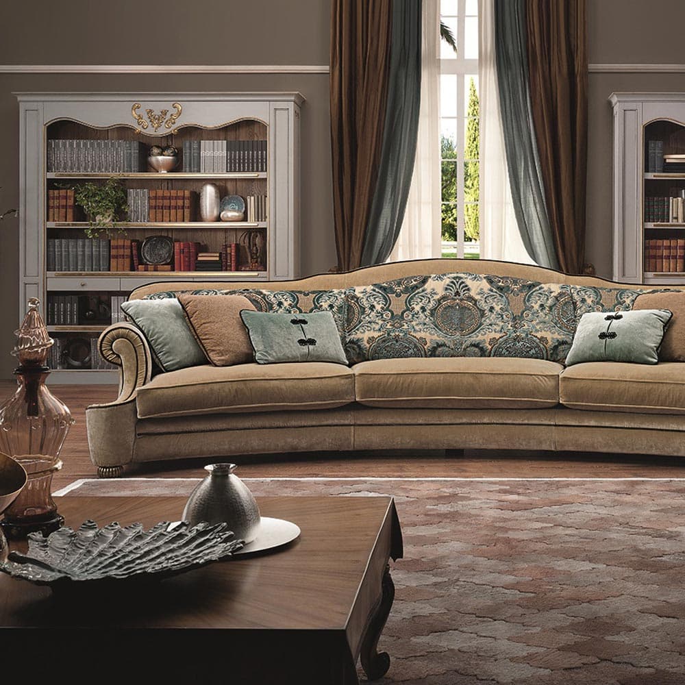 Curved Palais Royal Sofa by Silvano Luxury