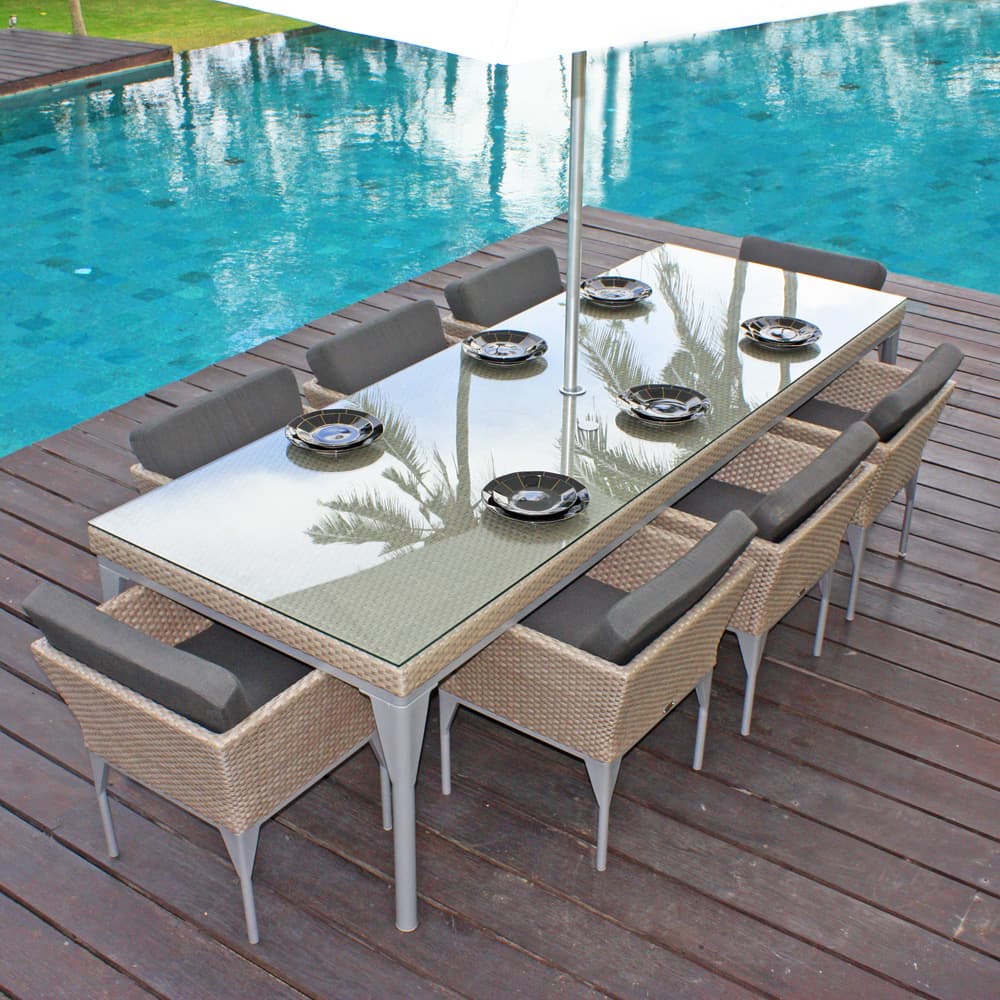 Brafta Silver Walnut Outdoor Armchair by Skyline Design