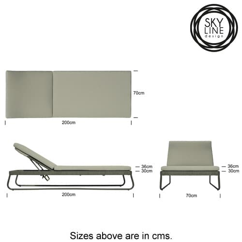 Kona Lounger by Skyline Design