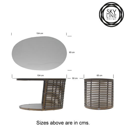 Surabaya Kubu Mushroom Coffee Table by Skyline Design