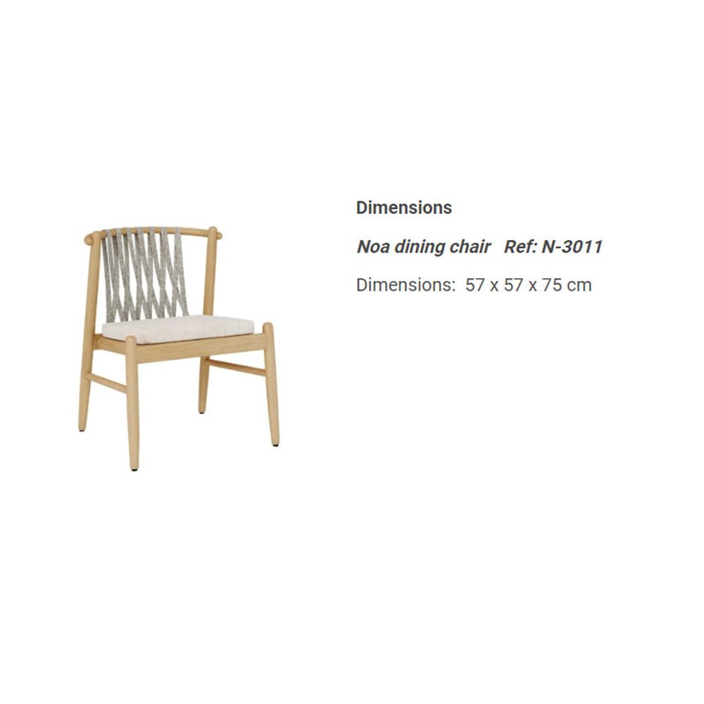 Noa Outdoor Chair by Skyline Design