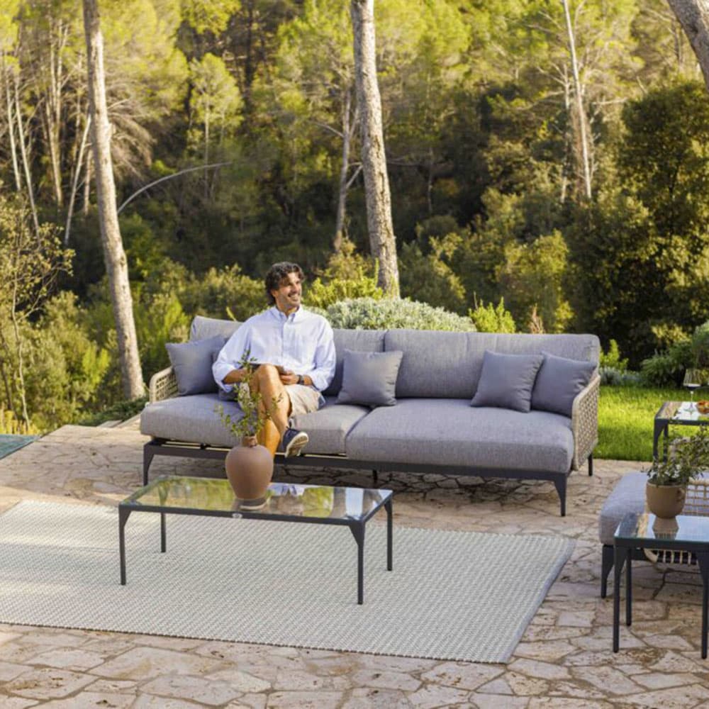 Western Love Seat Outdoor Sofa by Skyline Design