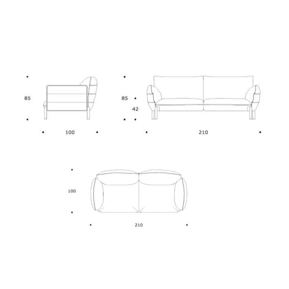 Charlotte Sofa by Smania