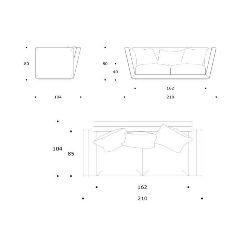 Charme Sofa by Smania