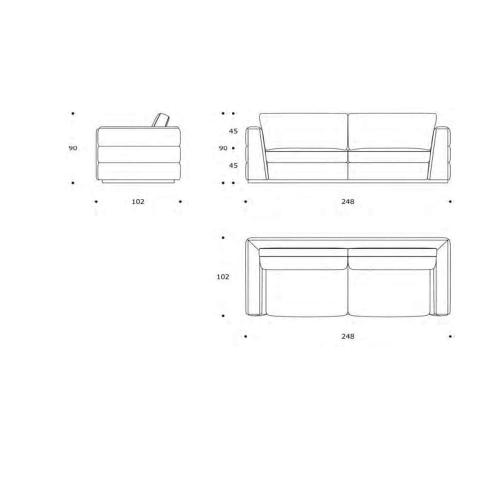 Cloe Sofa by Smania