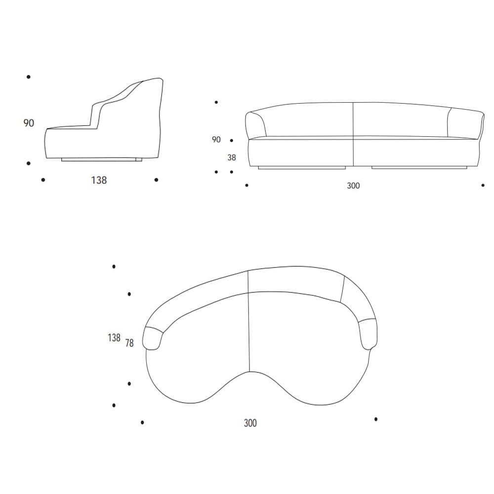 Ernest Sofa by Smania