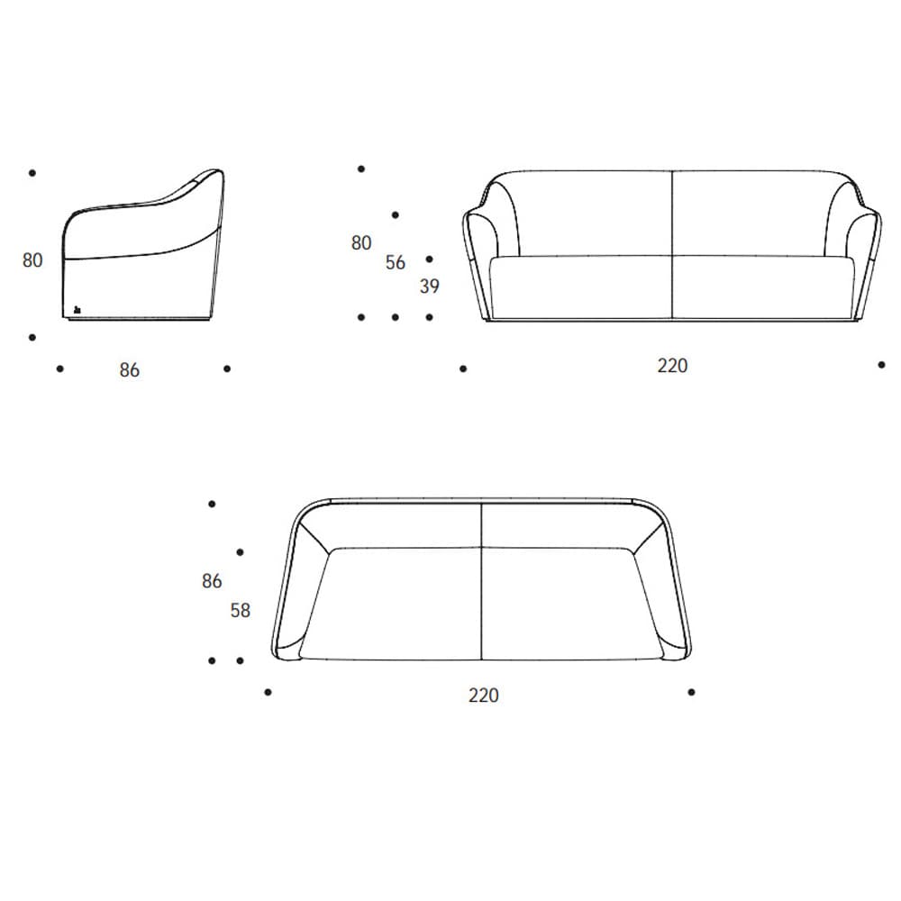 Gramercy Sofa by Smania