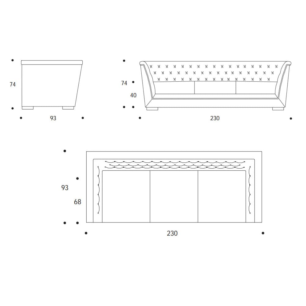 Sir Alex Sofa by Smania