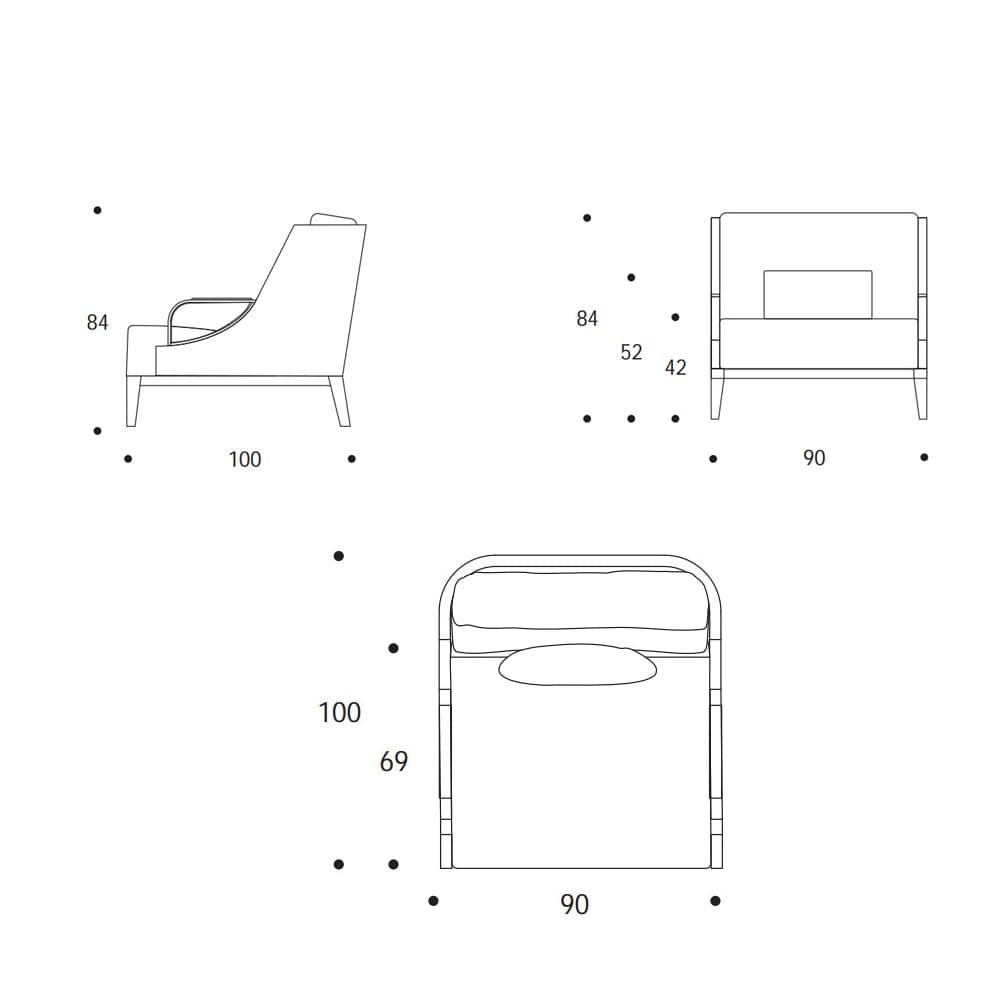 Dorothy Armchair by Smania