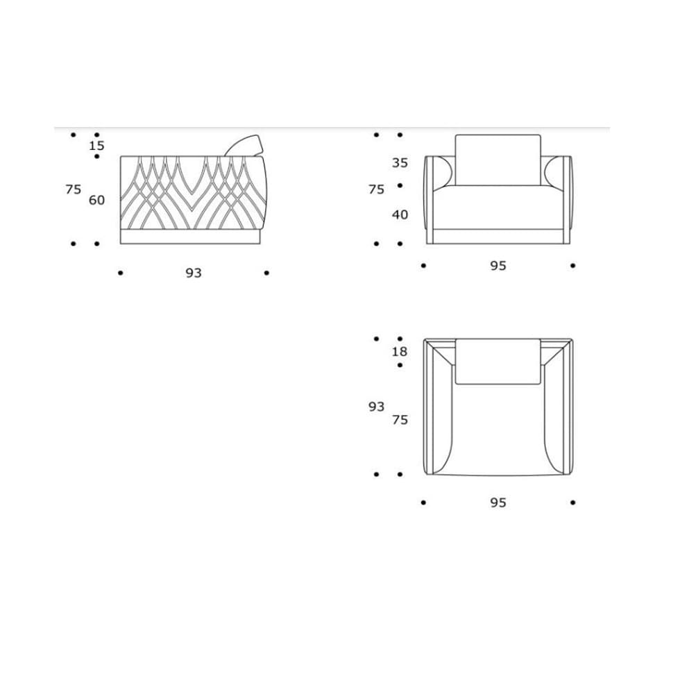 Miami Armchair by Smania