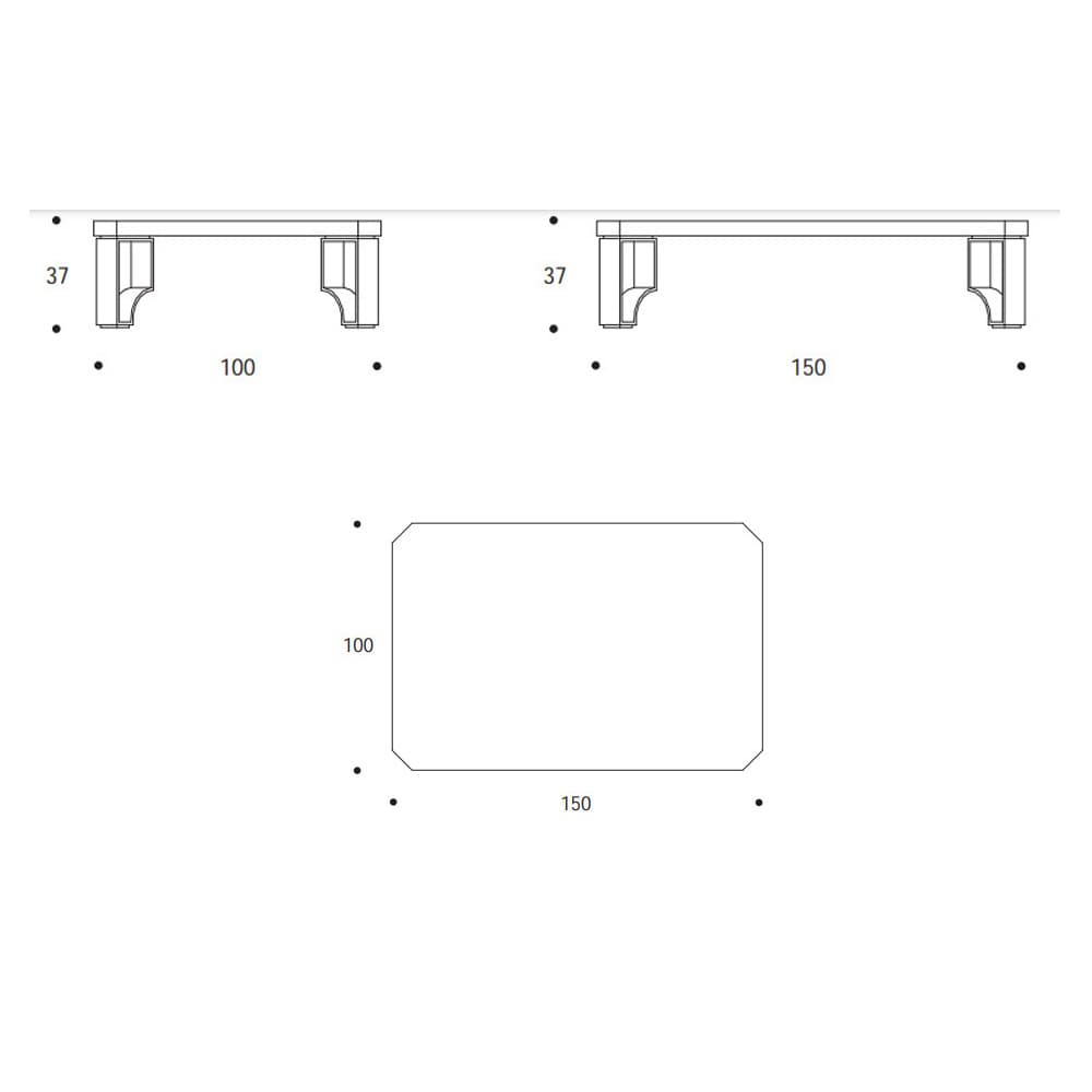 Dante Side Table by Smania