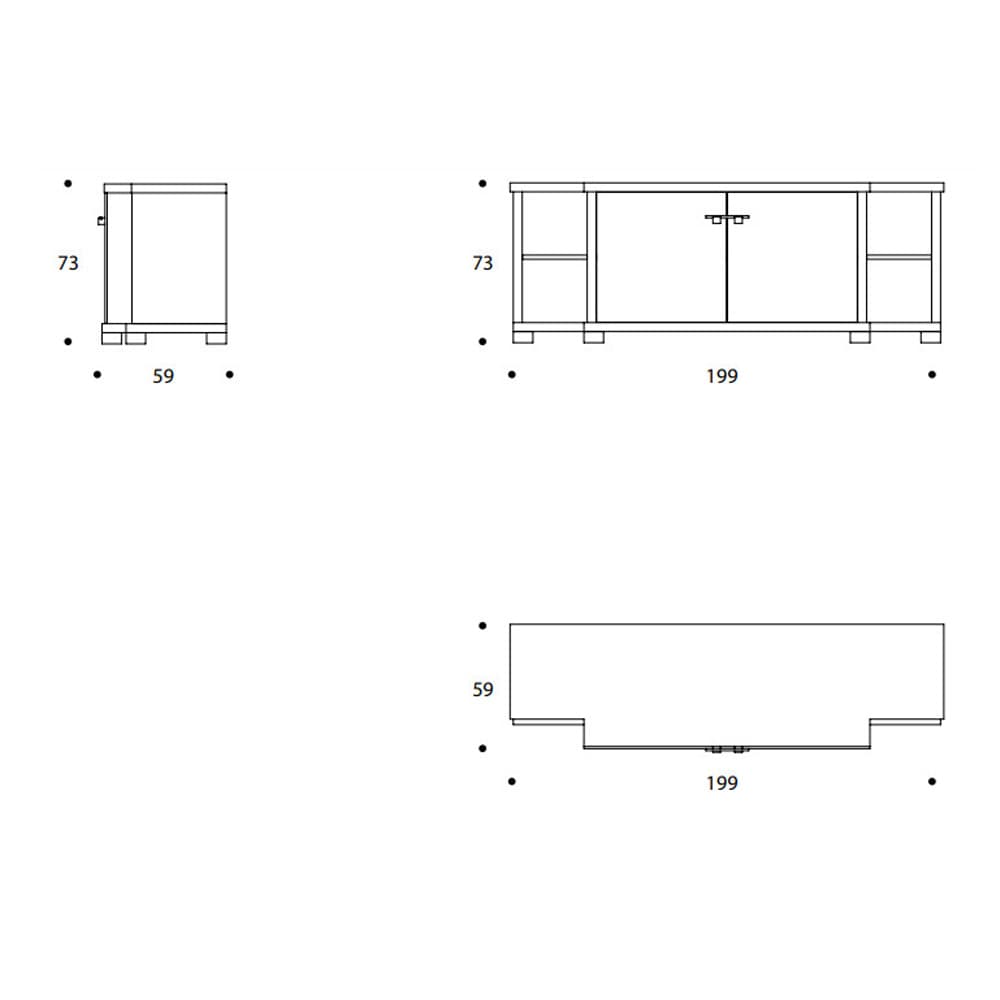 Chester Sideboard by Smania