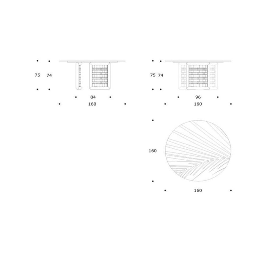 Flint Dining Table by Smania