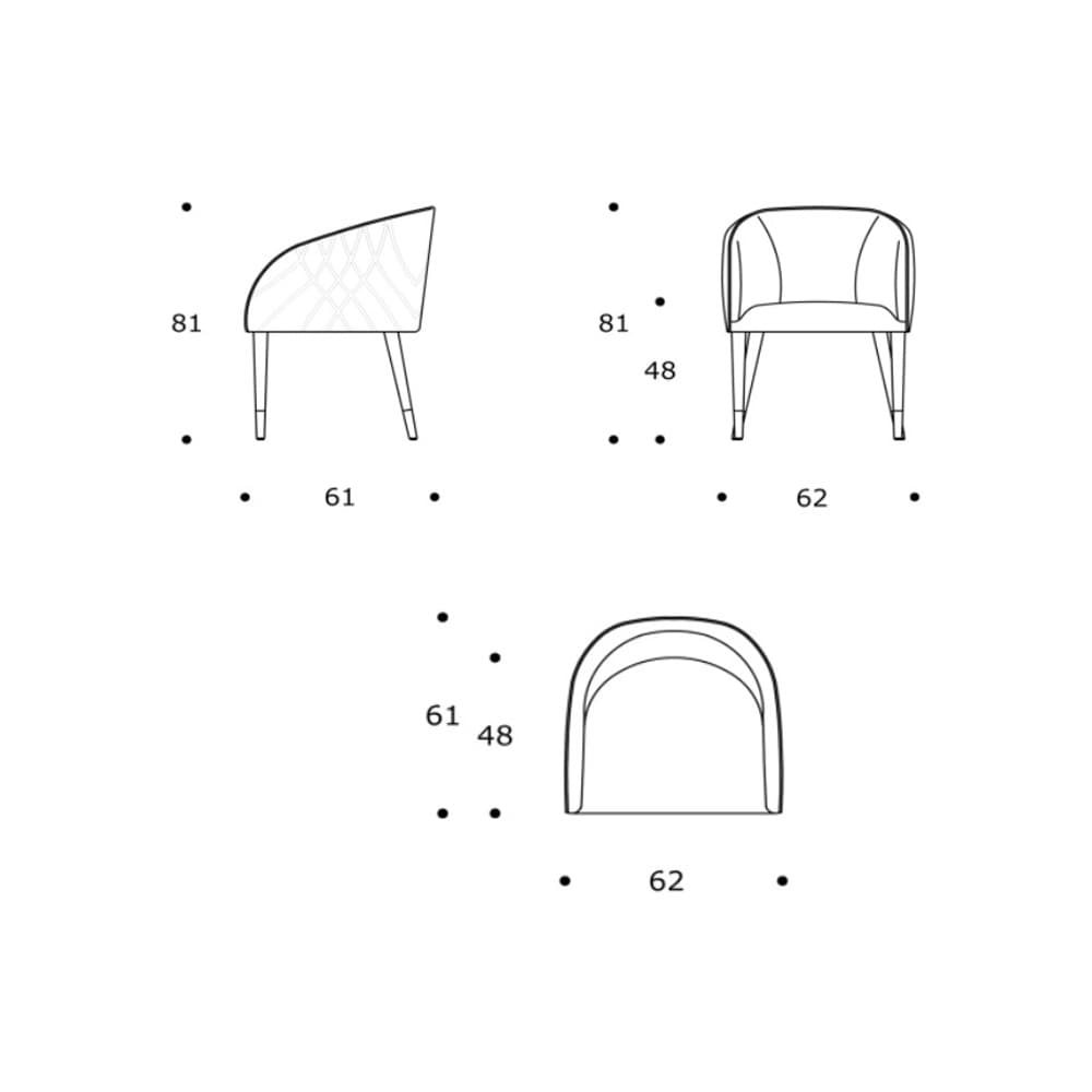 Amal Armchair by Smania