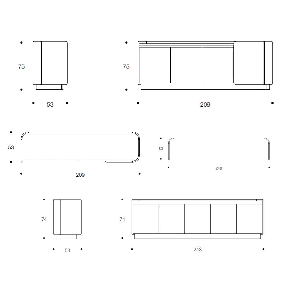 Mayson Sideboard by Smania