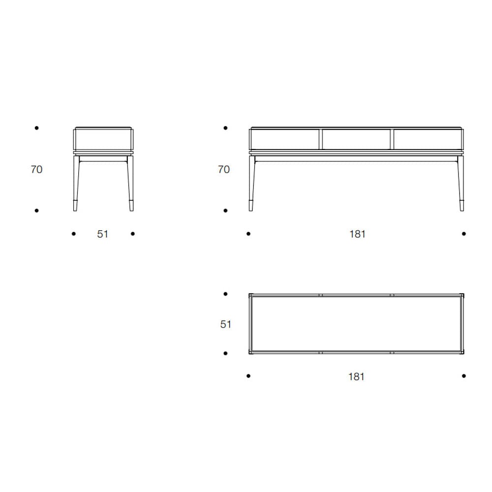 The Angels Console Table by Smania