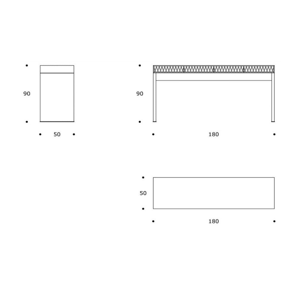 Rasha Console Table by Smania