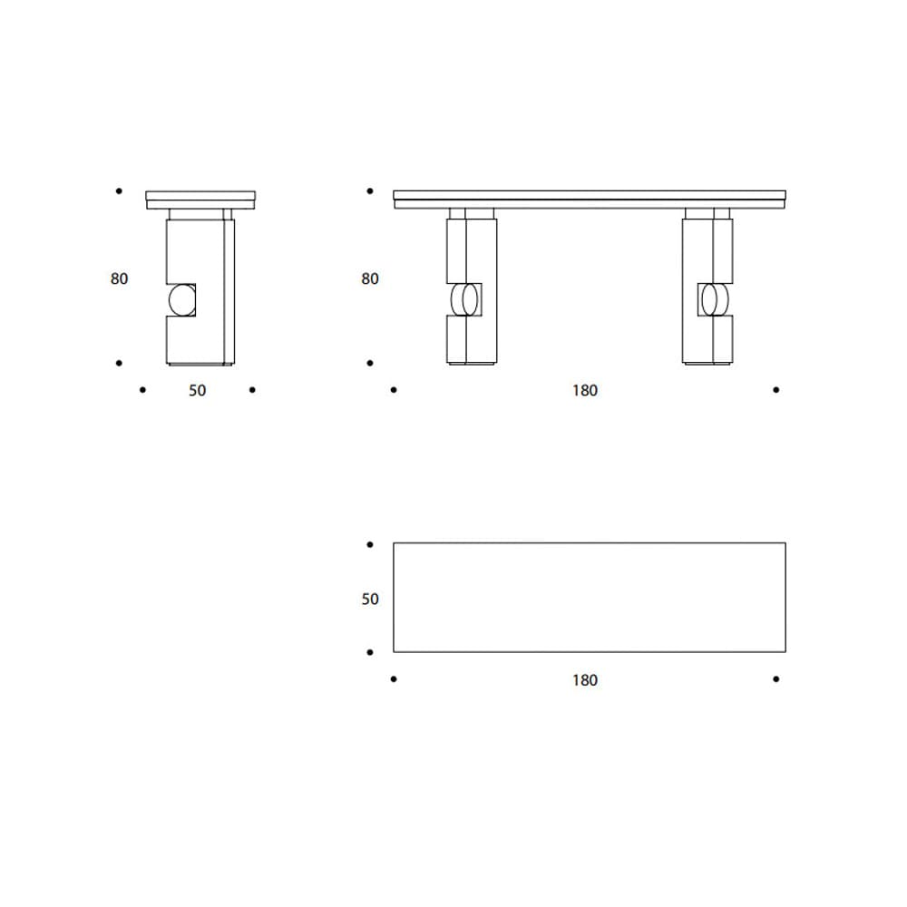 Rodrigo Console Table by Smania