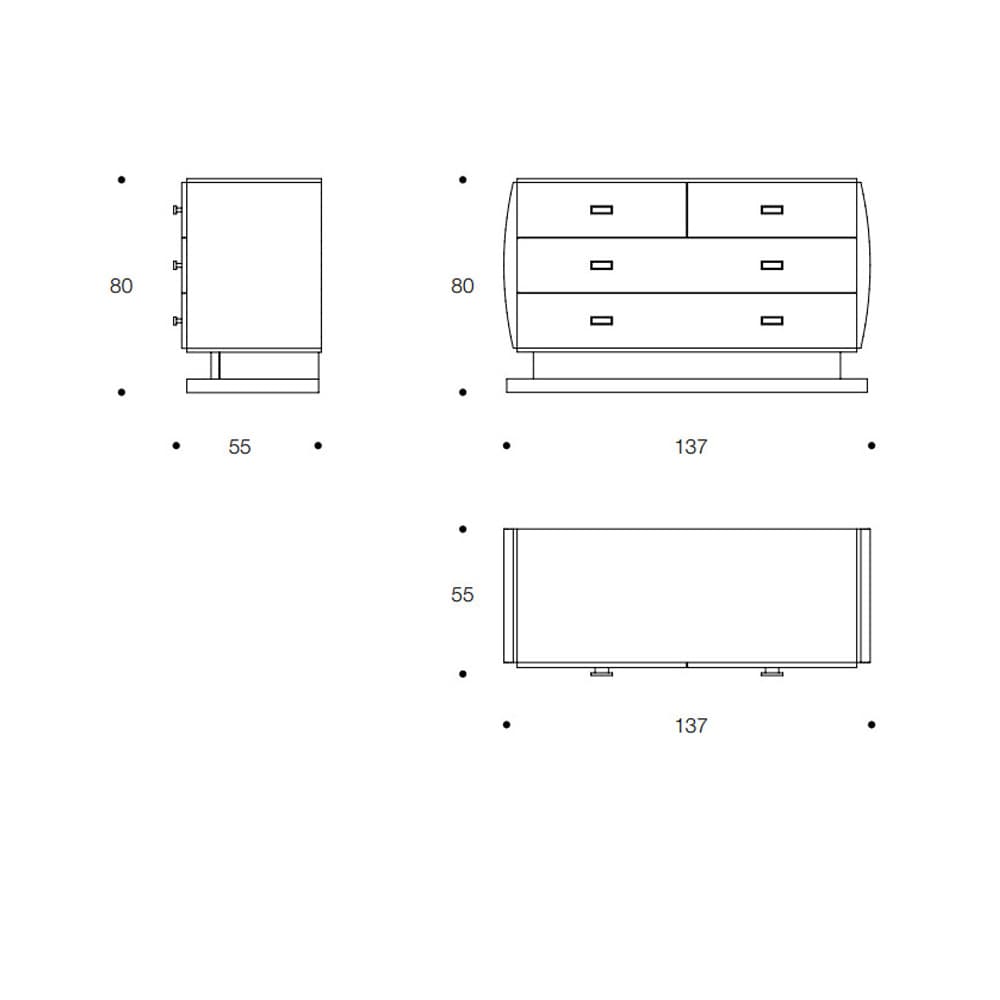 Botticelli Chest of Drawer by Smania