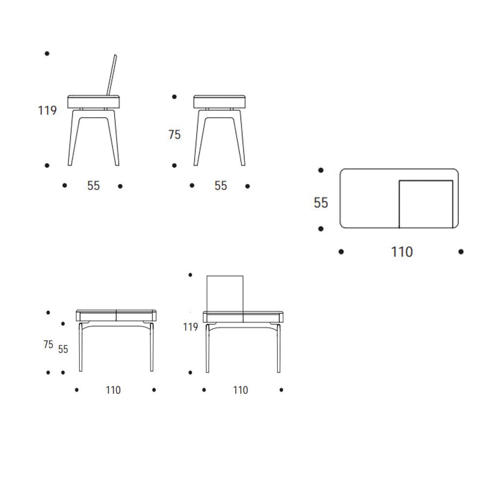 Grace Dressing Table by Smania