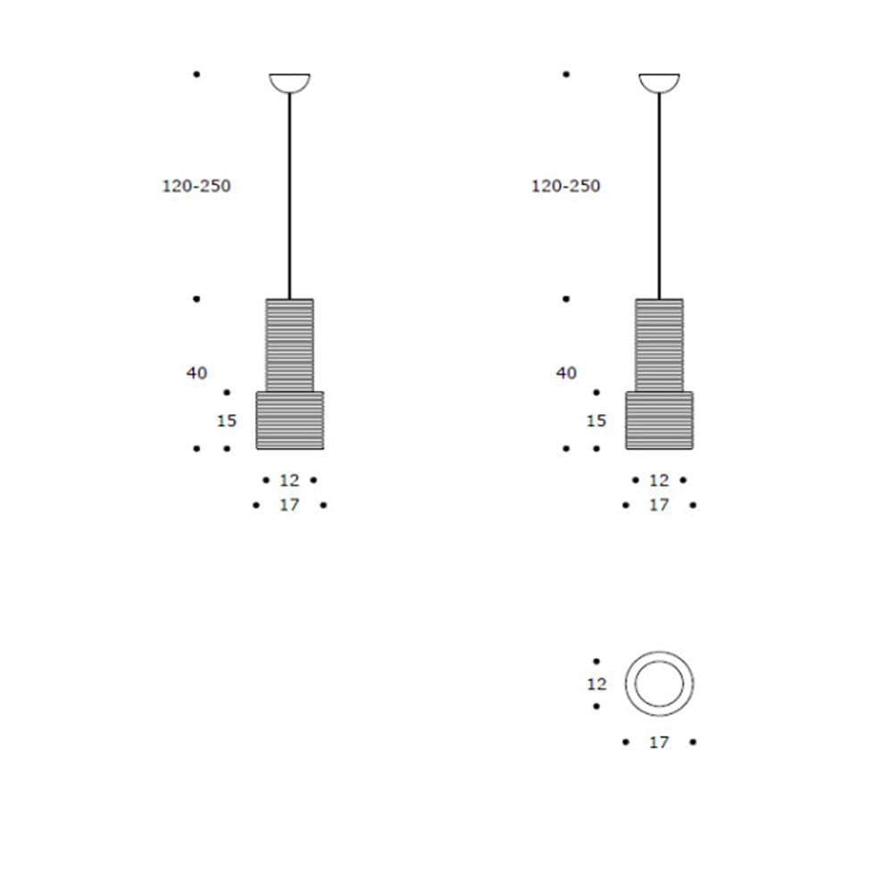 Level Suspension Lamp by Smania