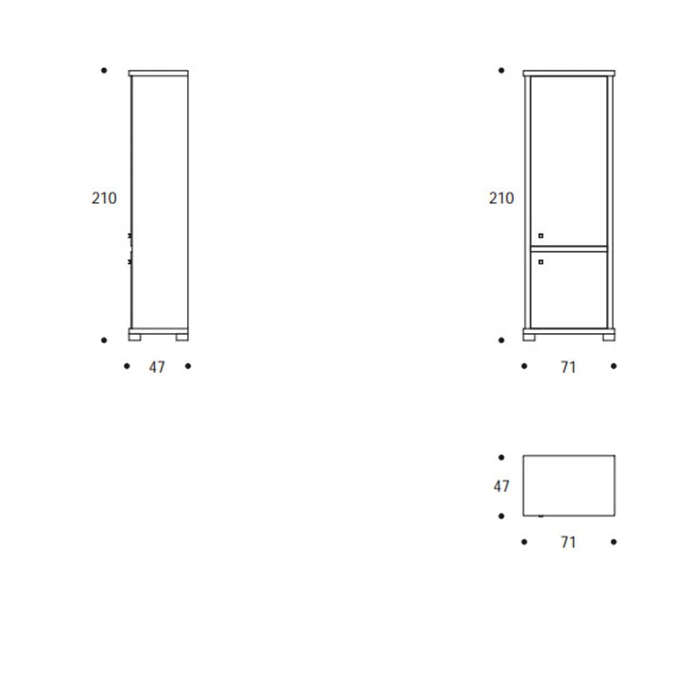 Newloti Bookcase by Smania